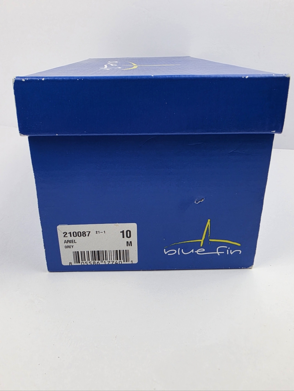 Bluefin Ariel Grey Patterned Thong Wedge Sandals Size 10 - Picture 8 of 8